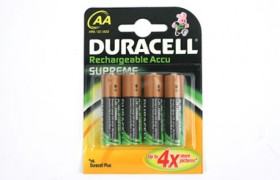 Duracell 2450 mAh NiMH AA batterijen