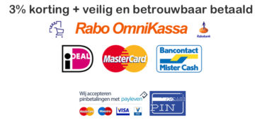 Veilig en betrouwbaar betaald via OmniKassa & Payleven