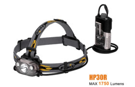 Fenix HP30R oplaadbare hoofdlamp, zwart